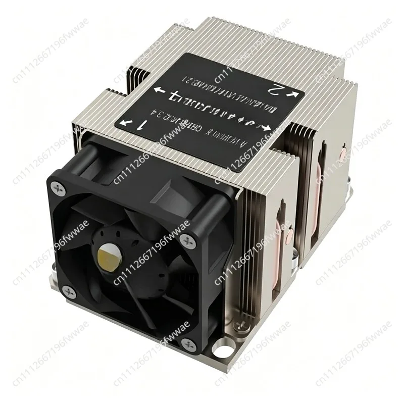 Computer LGA 3647 Platform CPU Server Radiator 2u4 Heat Pipe Desktop Side Air Cooling Fan