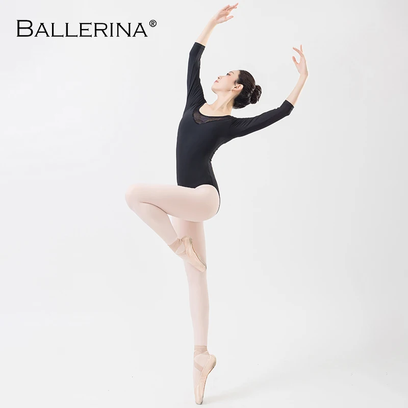 Leotardo de Ballet profesional para mujer, traje de bailarina, Ropa de baile, entrenamiento, gimnasia, 5935