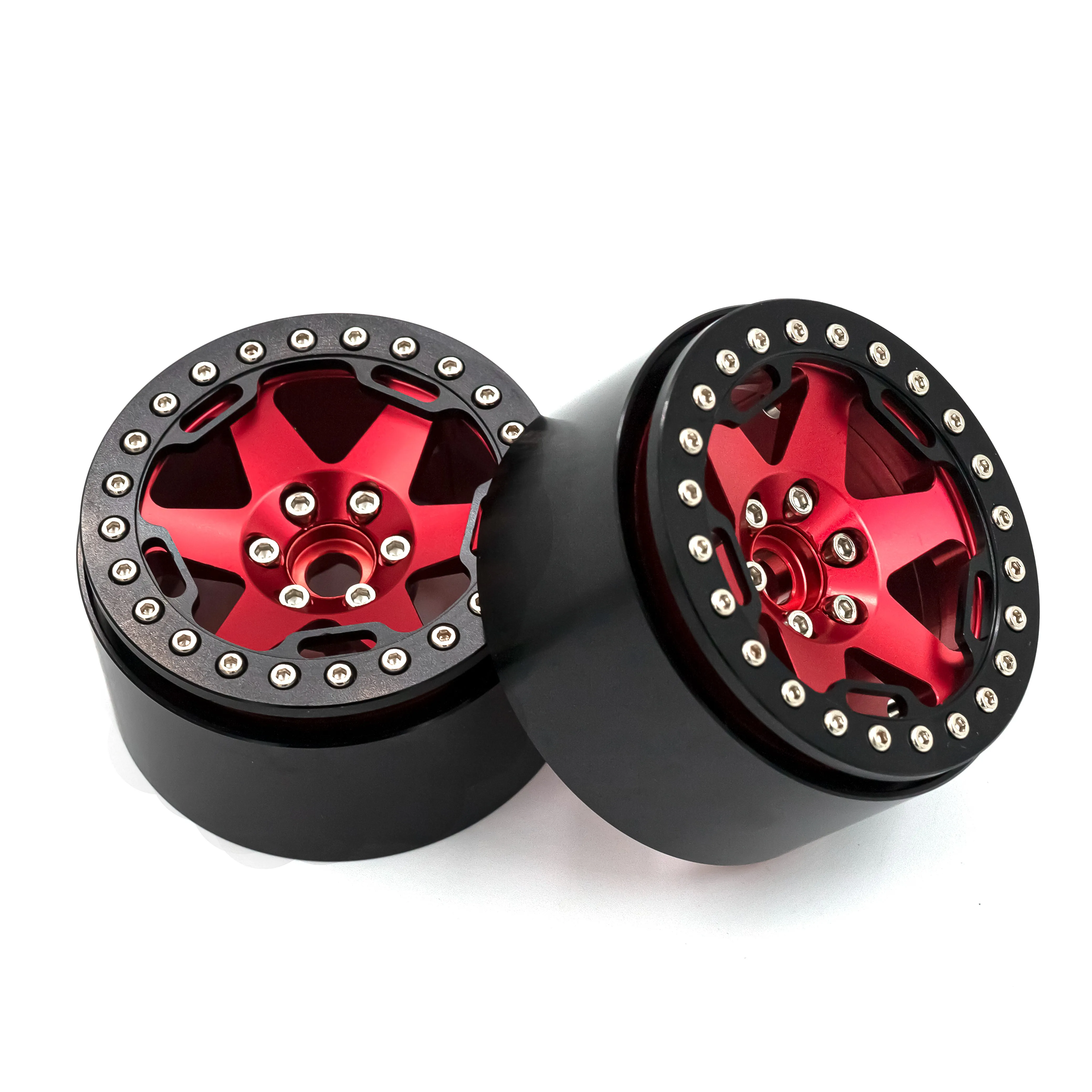 Mozzo ruota in metallo da 2.2 pollici 4 pezzi pneumatici per 1/8 1/10 Traxxas Trx4 Axial Scx10 Crawler Rc accessori Retrofit per auto trazione Yk4082