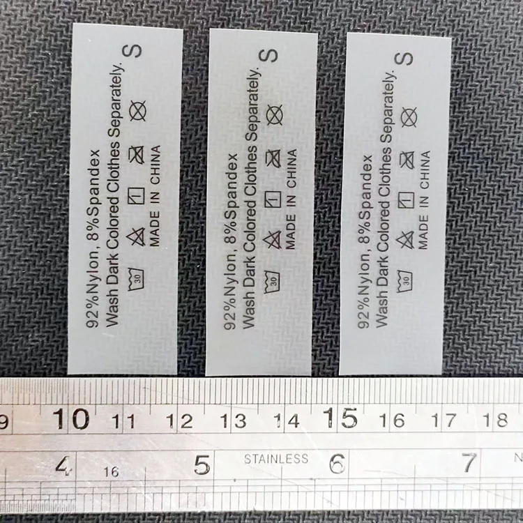 Custom TPU Labels, Soft Clothing Tags for Swimwear Underwear, Laundry Washable Name Stickers, Kids Baby Gear Care Labels