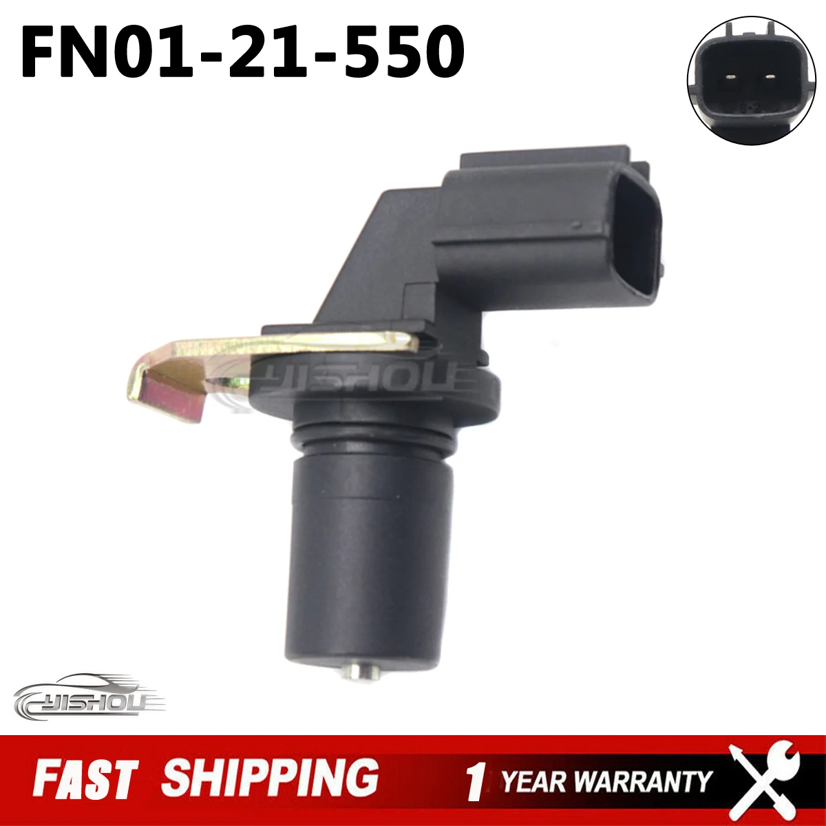 FN01-21-550 Sensor de velocidad de transmisión de vehículo automático para Mazda 2 3 5 6 CX-7 Protege 2 pines