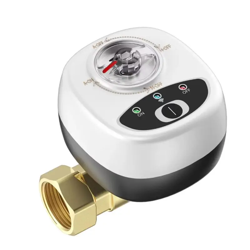 DT51 WiFi Smart Valve Controller, APP Remote Control Water Shutoff Automated Ball Valve for eWeLink, EU Plug DN25