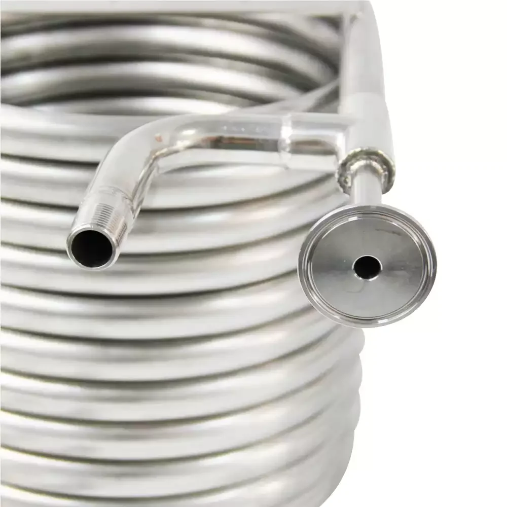 Craft Brewing, Wort Cooling Countercurrent Spiral Coil 304 Stainless Steel Brewing Beer Cooling Equipment