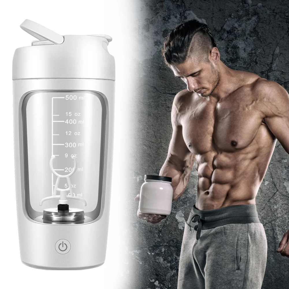 

Electric Protein Shaker Bottle Rechargeable Portable Mixer Cup BPA Free Shaker Cups Gym Sport Water Bottle for Men Women