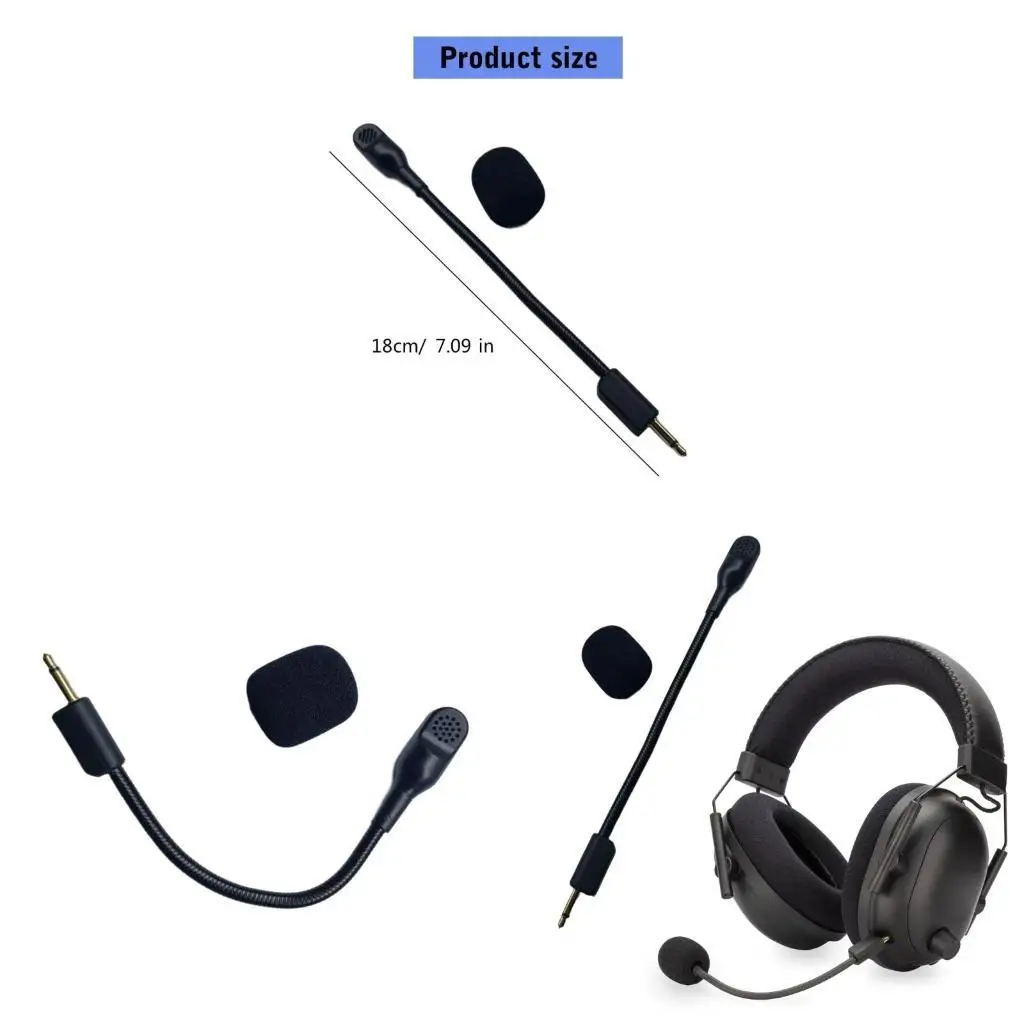 

R53C Headsets Microphone Boom for V2 V2pro Earphone Mic Perfect for Gamers Perfectly for Video Conferencing and Remote Work