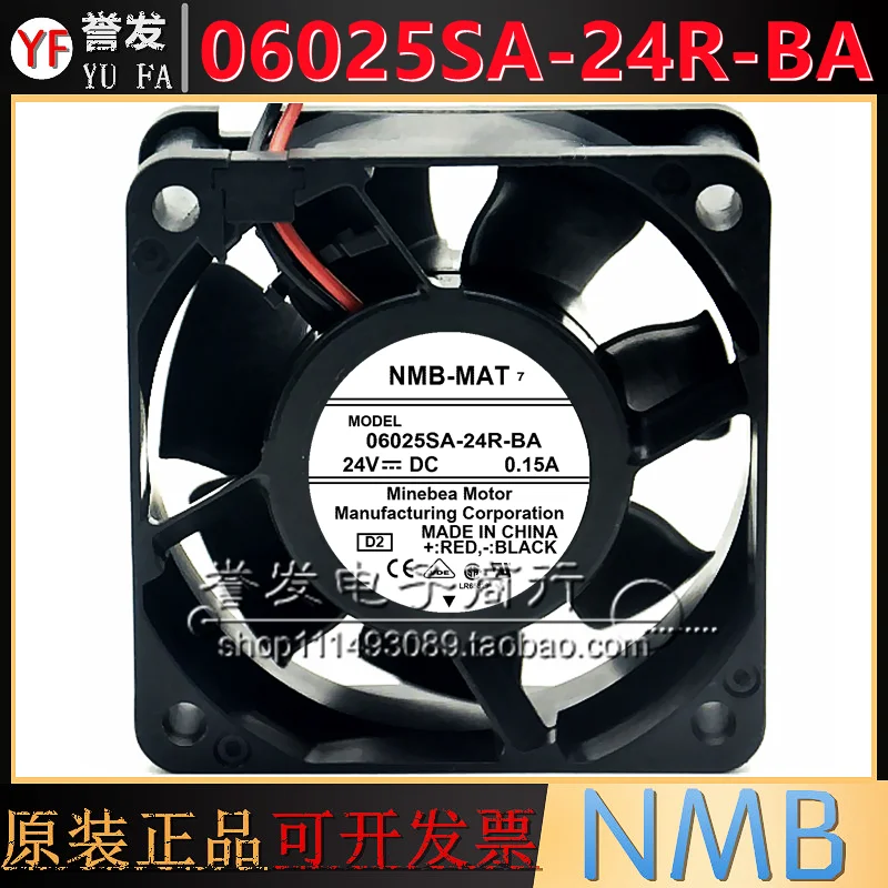 

НОВЫЙ ОРИГИНАЛЬНЫЙ 06025SA-24R-BA 24 В 0,15 А 6025 60x60x25 мм ОХЛАЖДАЮЩИЙ ВЕНТИЛЯТОР РАДИАТОР