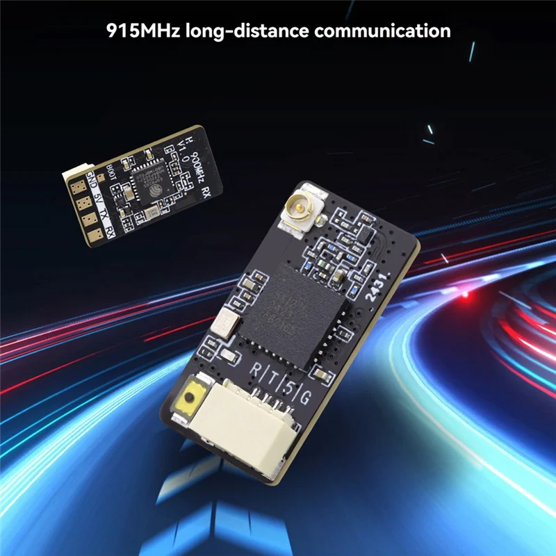【Compre-o-comer!】Para drones FPV Freestyle/Long Range ELRS 915Mhz Receptor Firmware 3.3.0 Componentes DIY
