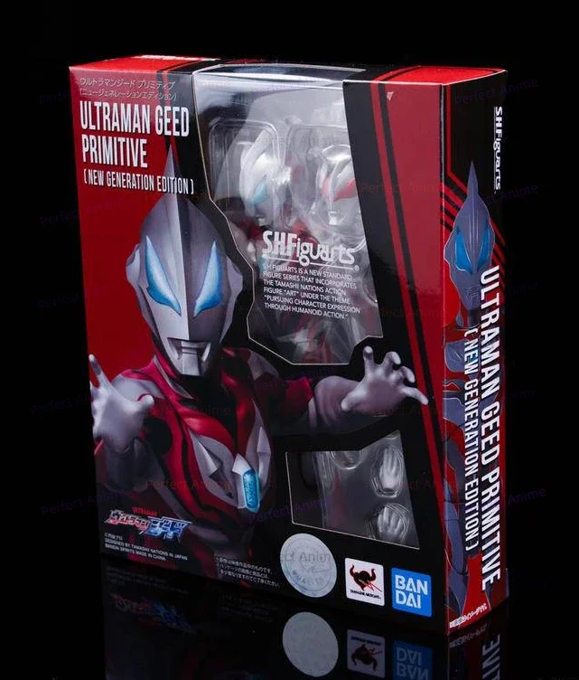 

Bandai Shf Ultraman Geed Red Eyes Blue Eyes New Generation Kid Geed Action Figures in Stock