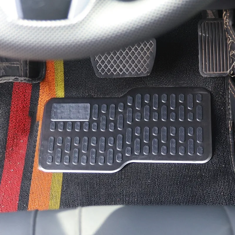 Stainless Steel Pedal Car Wear Pedal Thickened Pedal Plate Main Driver Non-slip Foot Mat Metal Protective Foot Mat Car Part