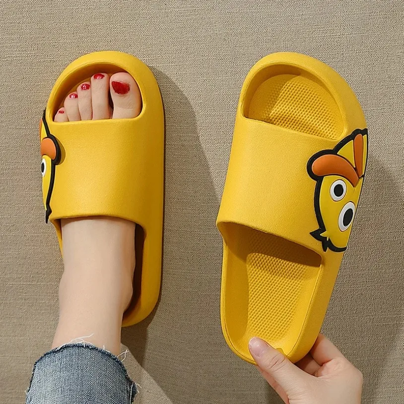 Home Slippers Woman Female Cloud EVA Cartoon Duck Soft Sole Non Slip Slides Sandals Indoor Beach Outdoor Men Summer Ladies Shoes