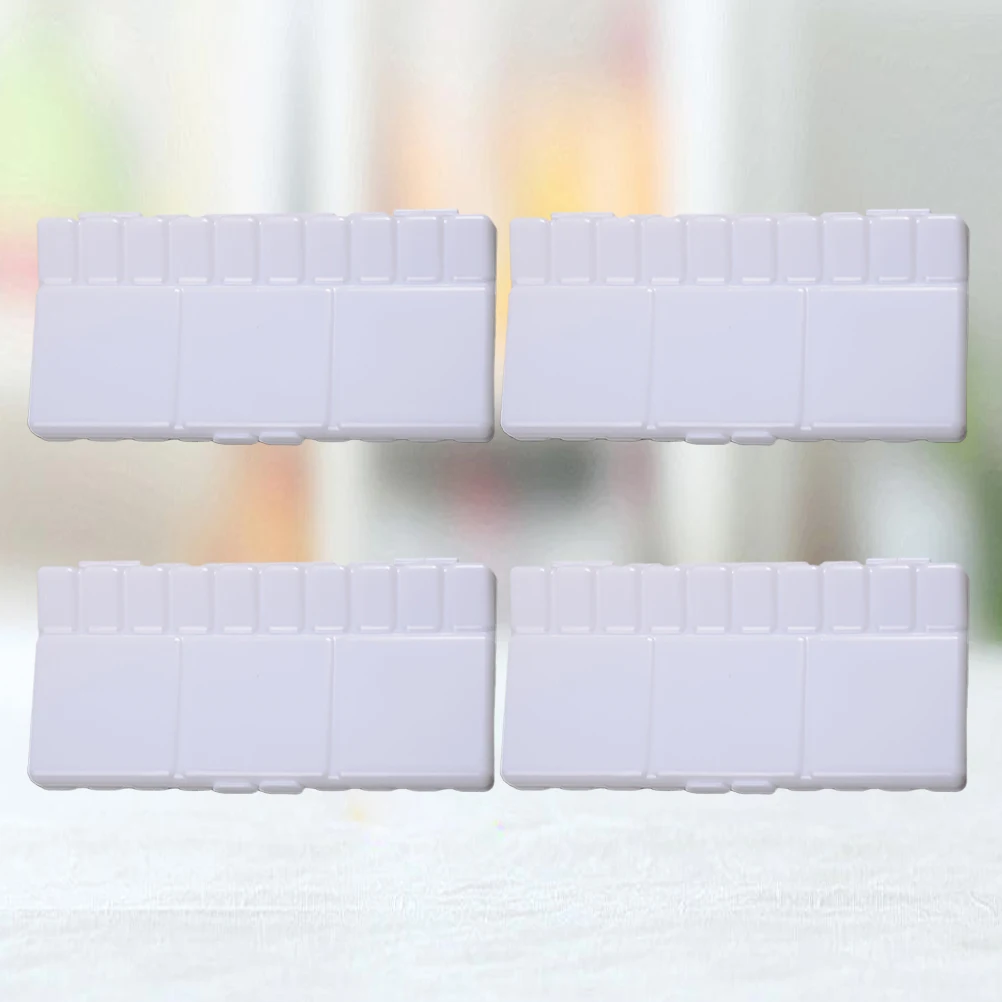 

4 Pcs Painting Round Easy Clean Durable Lightweight Ideal Size Artists Painters Students Kids Art Craft Work Stacking