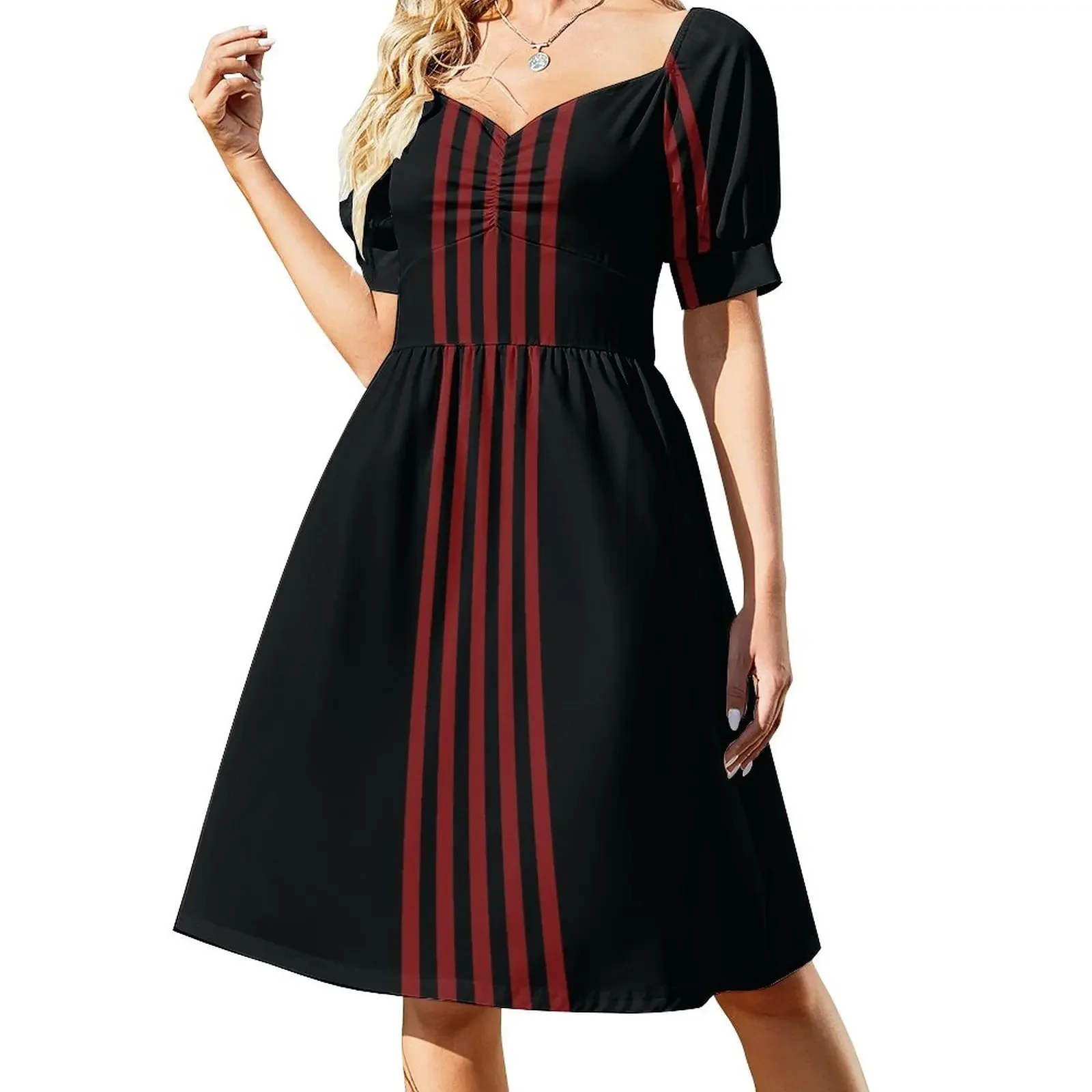 

Atlanta Stripes Sleeveless Dress luxury evening dresses 2024 Woman fashion Women's skirt