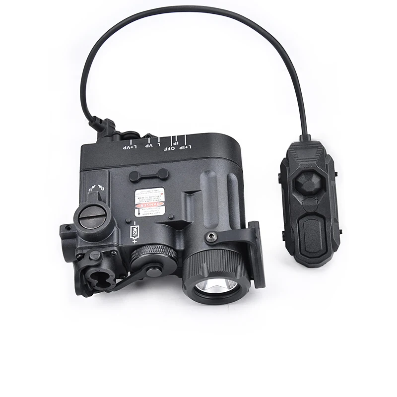 タクティカルDBAL D2レーザー懐中電灯AXONスイッチ赤外線レーザー白色赤外線LEDライトエアソフトハンティングギア20MMシステム対応