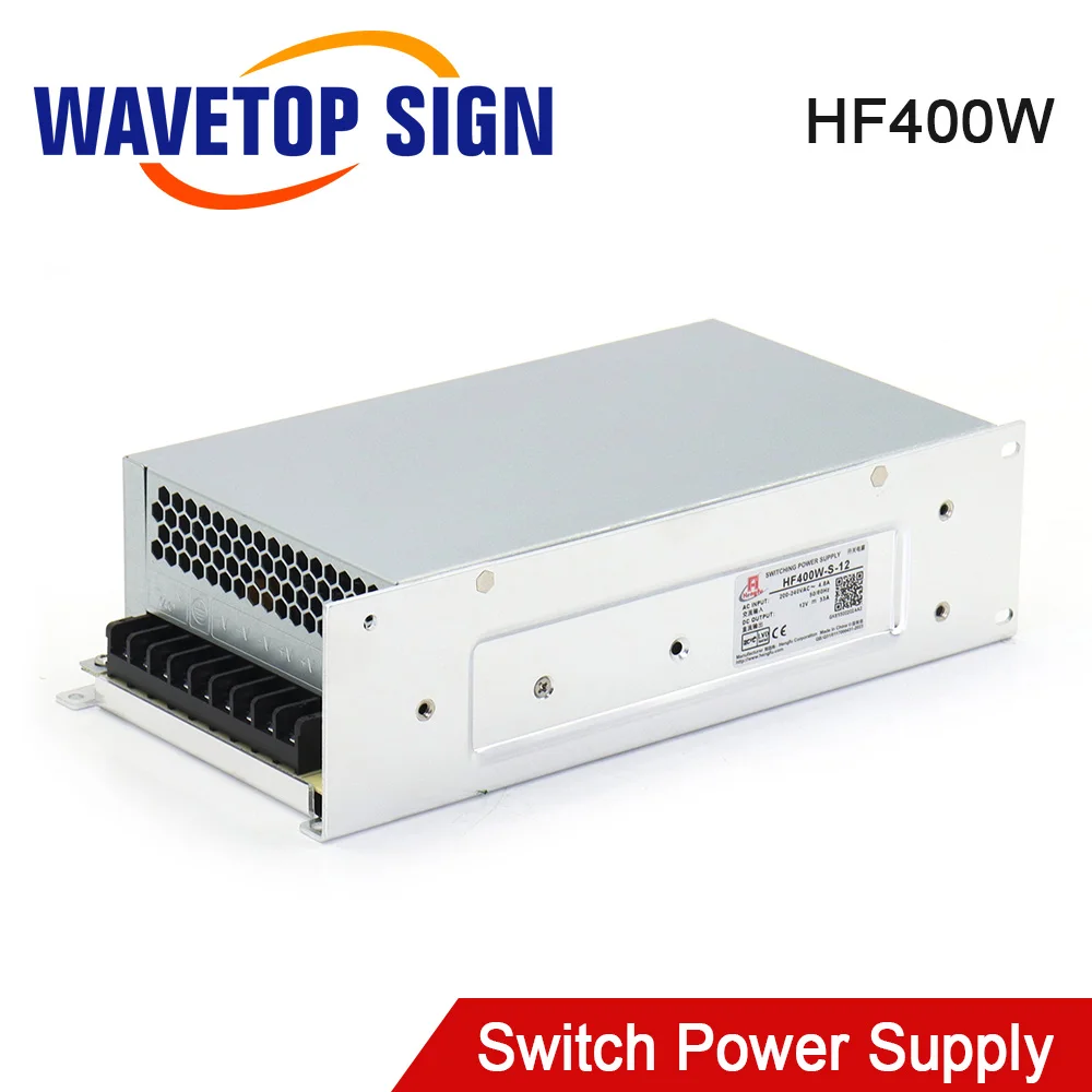 WaveTopSign 400W Switch Power Supply HF400W-S 12V 24V 36V 48V Single Output for Industrial Control Communication Display Screen