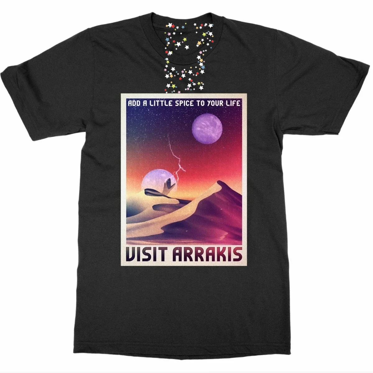 

Classic Book Science Fiction Arrakis Dune T-Shirt. Summer Cotton Short Sleeve O-Neck Men's T Shirt New S-3XL