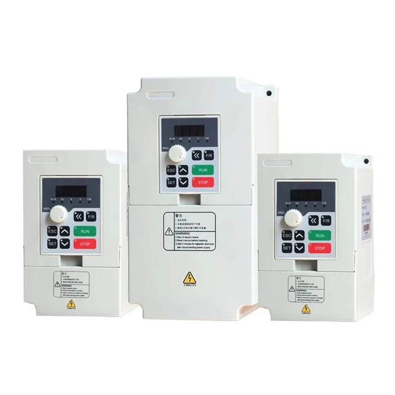 VFD single-phase 220V to three-phase 380V inverter vector inverter spindle controller