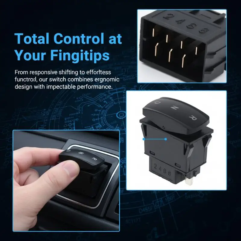 Golf Cart Forward Reverse Rocker Switch 1/2/3PCS Weather Resistant Anti-corrosion Direction Selector for Outdoor Golf Cart Use