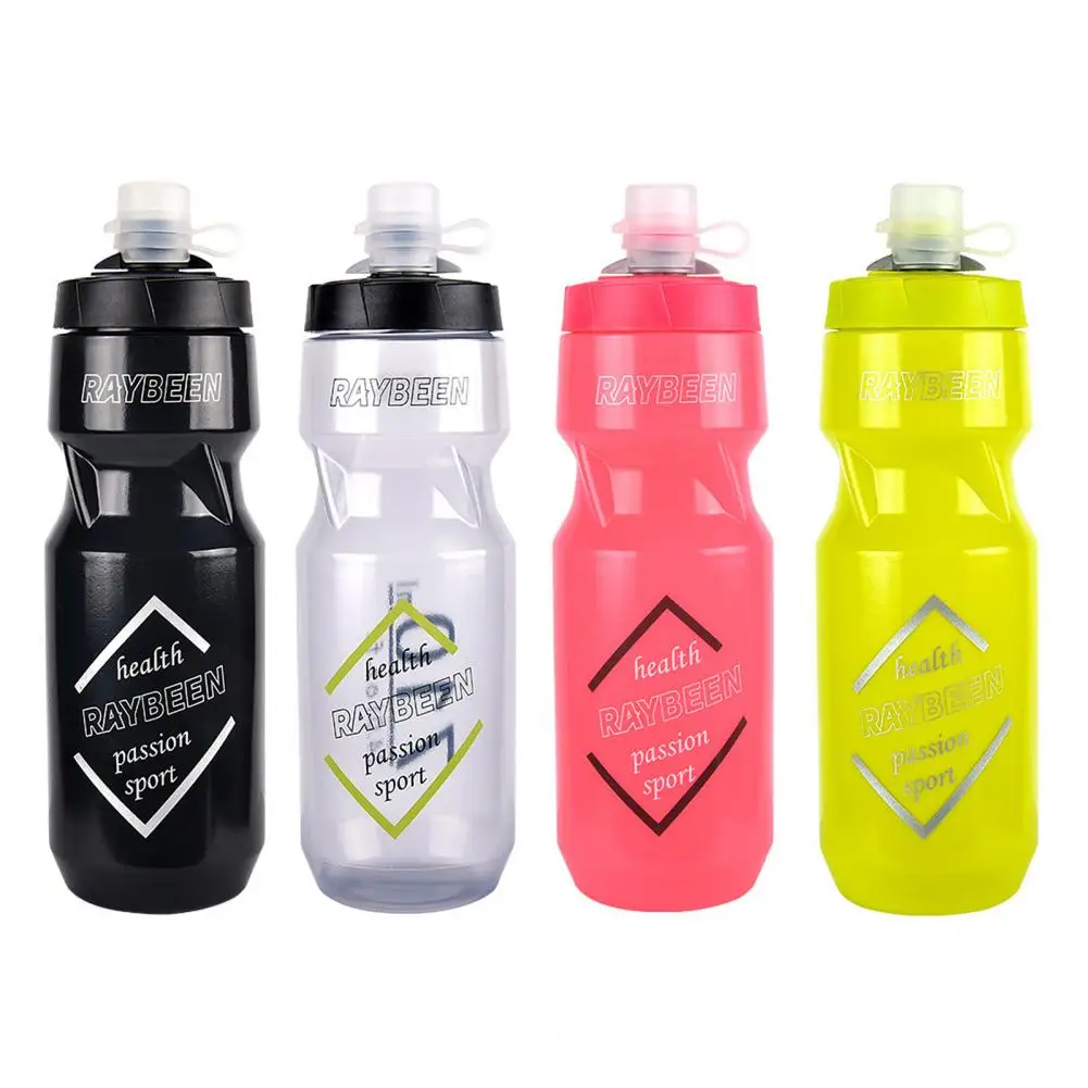 

710ml Squeezable Cycling Sports Water Bottle Food Grade BPA Free Heat-Resistant Outdoor Camping Hiking Sports Bicycle Kettle