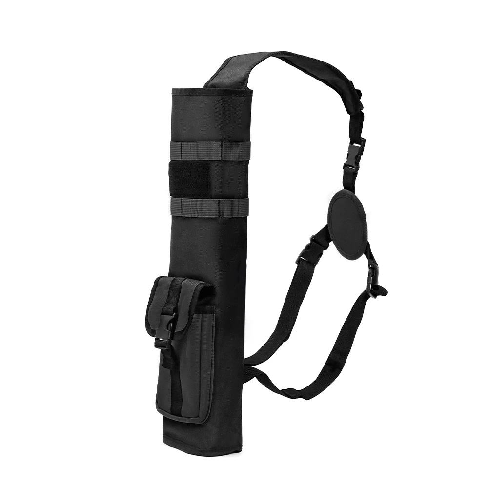 Acheter Carquois de cible de tir à l'arc suspendu à la taille à 3 tubes, carquois de flèche en tissu Oxford avec ceinture réglable