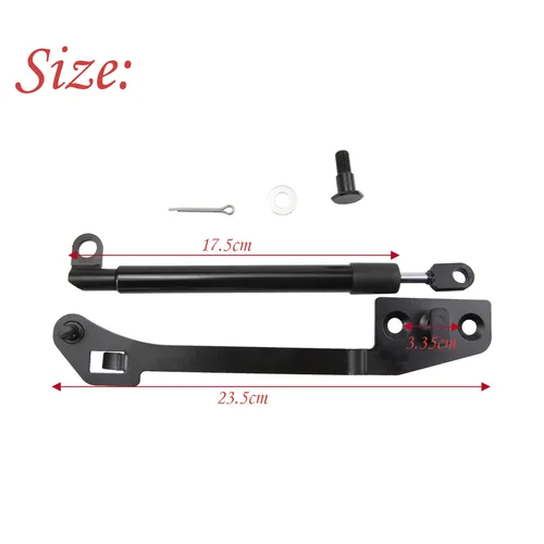 Imagen 2 del producto Barra de soporte para puerta trasera de coche, amortiguador de Gas para Mitsubishi TRITON L200 MR 2015-2023, 1 par