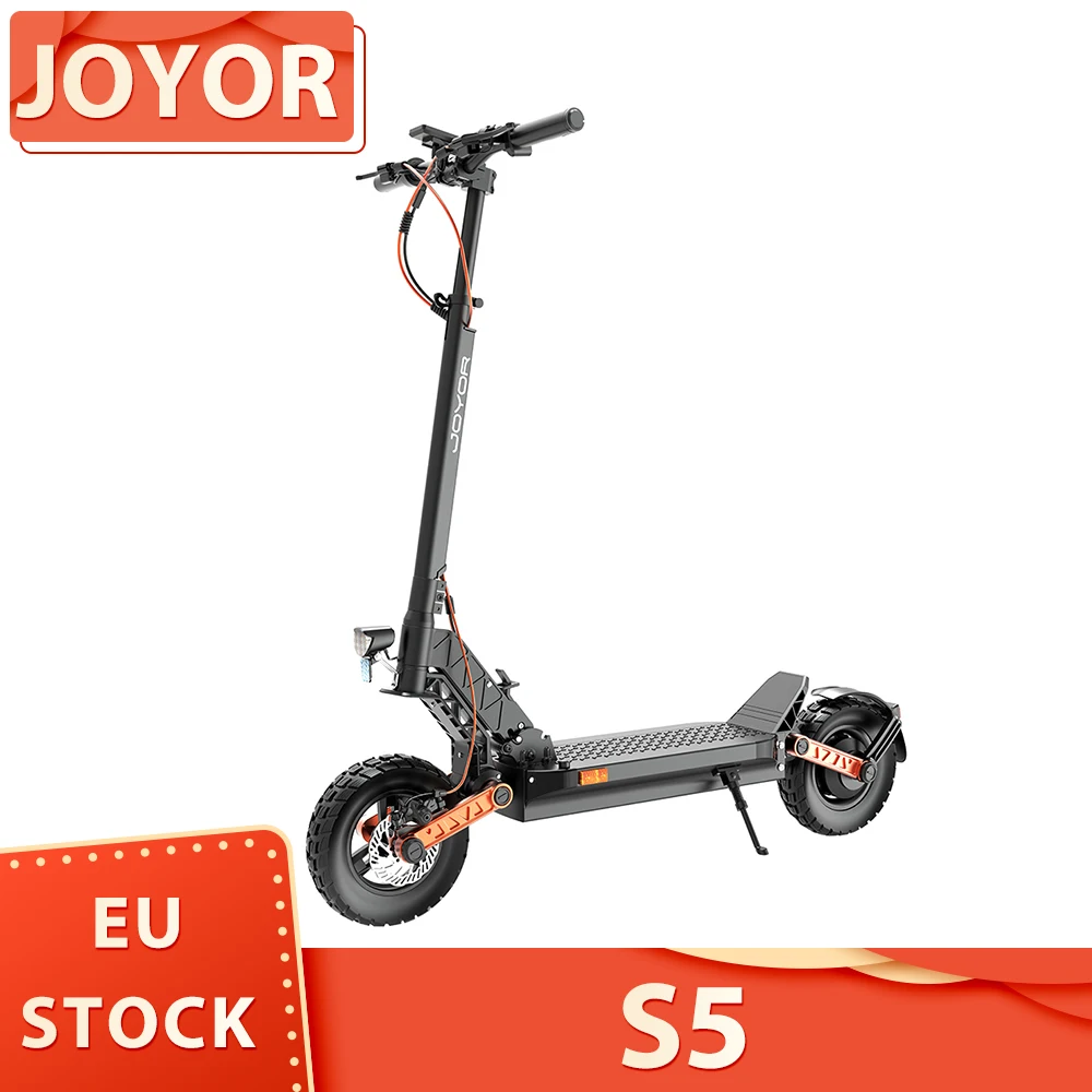 JOYOR S5 ABE Certification Electric Scooter 10-inch Tires 500W Motor 20km/h 48V 13Ah Battery 40-55km Range Dual Disc Brakes