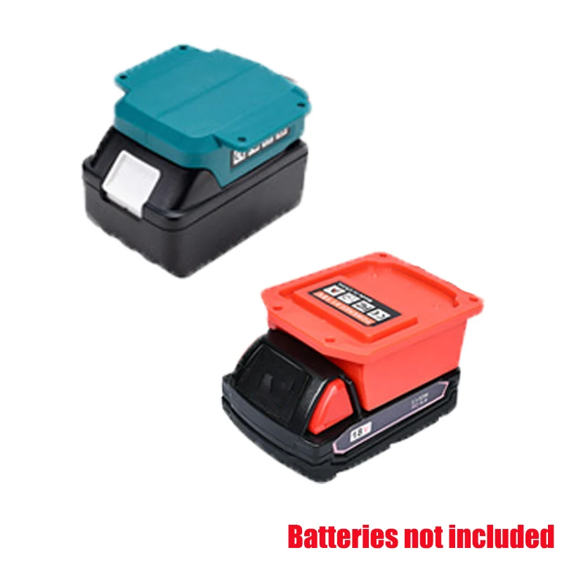 

Portable Mini Power Adapter DC Power Cable Compatible with For Makita/Milwaukee 18V Li-ion Batteries for Outdoor and Emergency