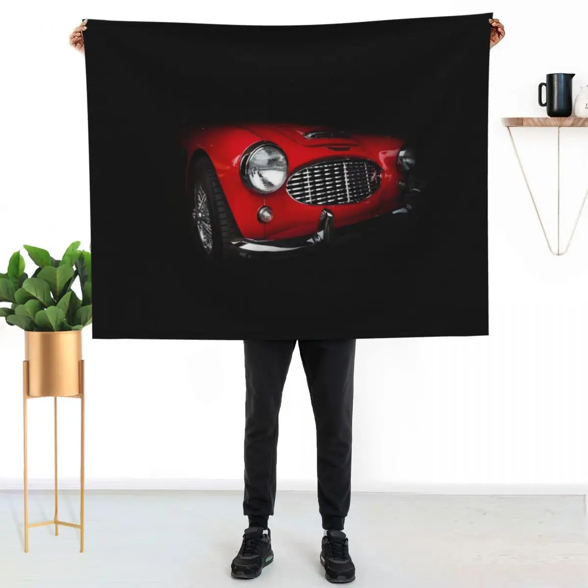 

Austin Healey 3000 Mark 1 Throw Blanket Cozy Throw Blanket Birthday Gift for Him Her