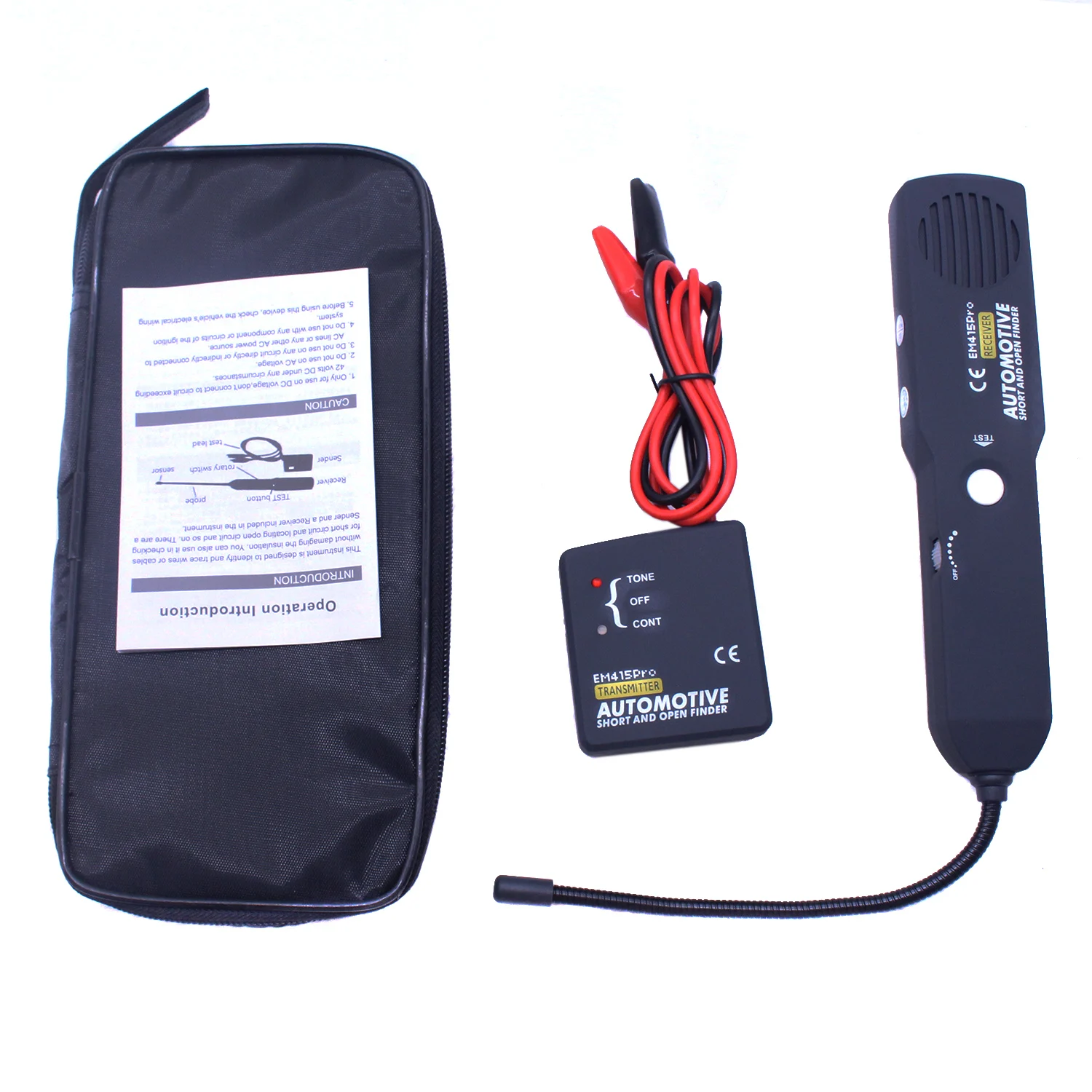 EM415PRO Auto Repair Tools Car Automotive Short & Open Circuit Detector 6-42V Power Cable Tester Wire Tracker Diagnostic Tool