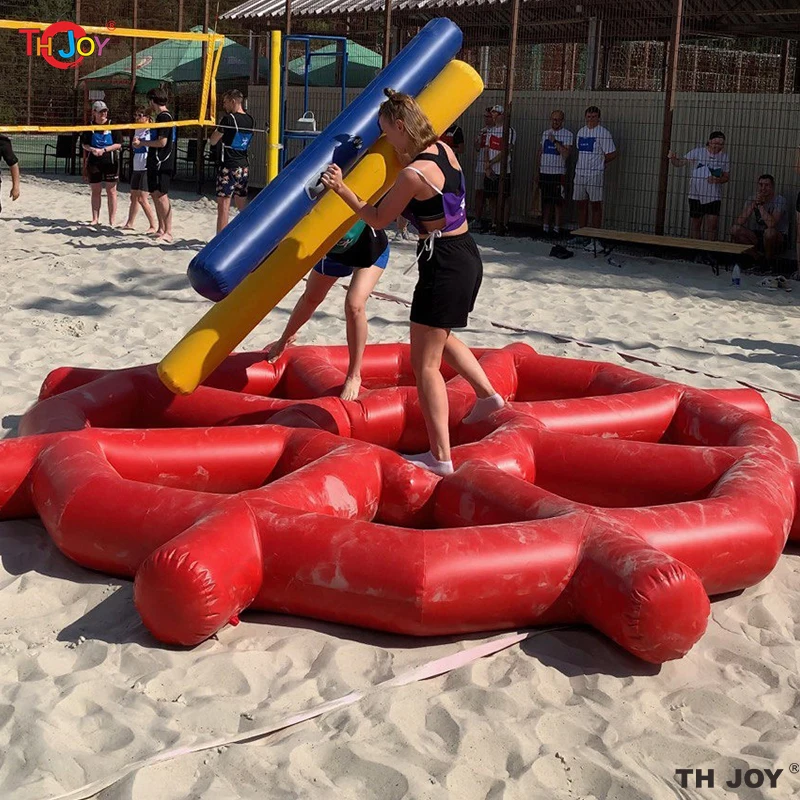4m diamter Inflatable Steering Wheel Beach Gladiator Joust Boxing Game