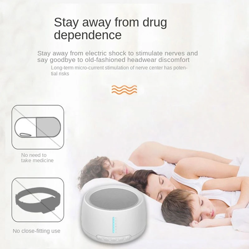 AIAI White Noise Machine Bluetooth-compatibele luidspreker Oplaadbare timingluidspreker voor volwassen babyslaap