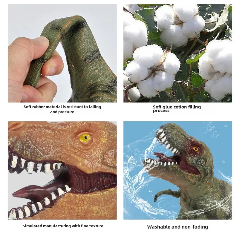 Realistic Soft Rubber Dinosaur Toys For Kids Achieve Dragon Shaped Triangle Dragon Original Angle Dragon Boys Baby Gifts