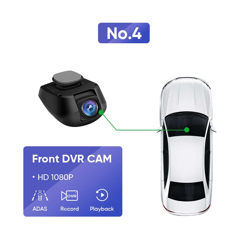 Ainavi-cámara trasera para Toyota, cámara de respaldo AHD 1080P, impermeable, gran angular de 120 °, solo Compatible con sistema de Radio de coche