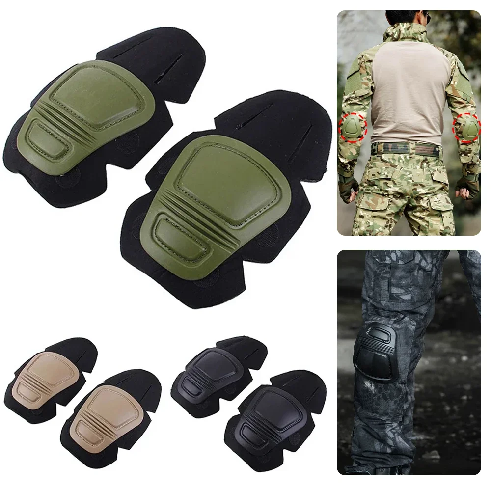 

1Pair Tactical Elbow Knee Pads Set Quick-insert Knee Pads Protective Elbow Outdoor Hunting Durable Military Protective Gear