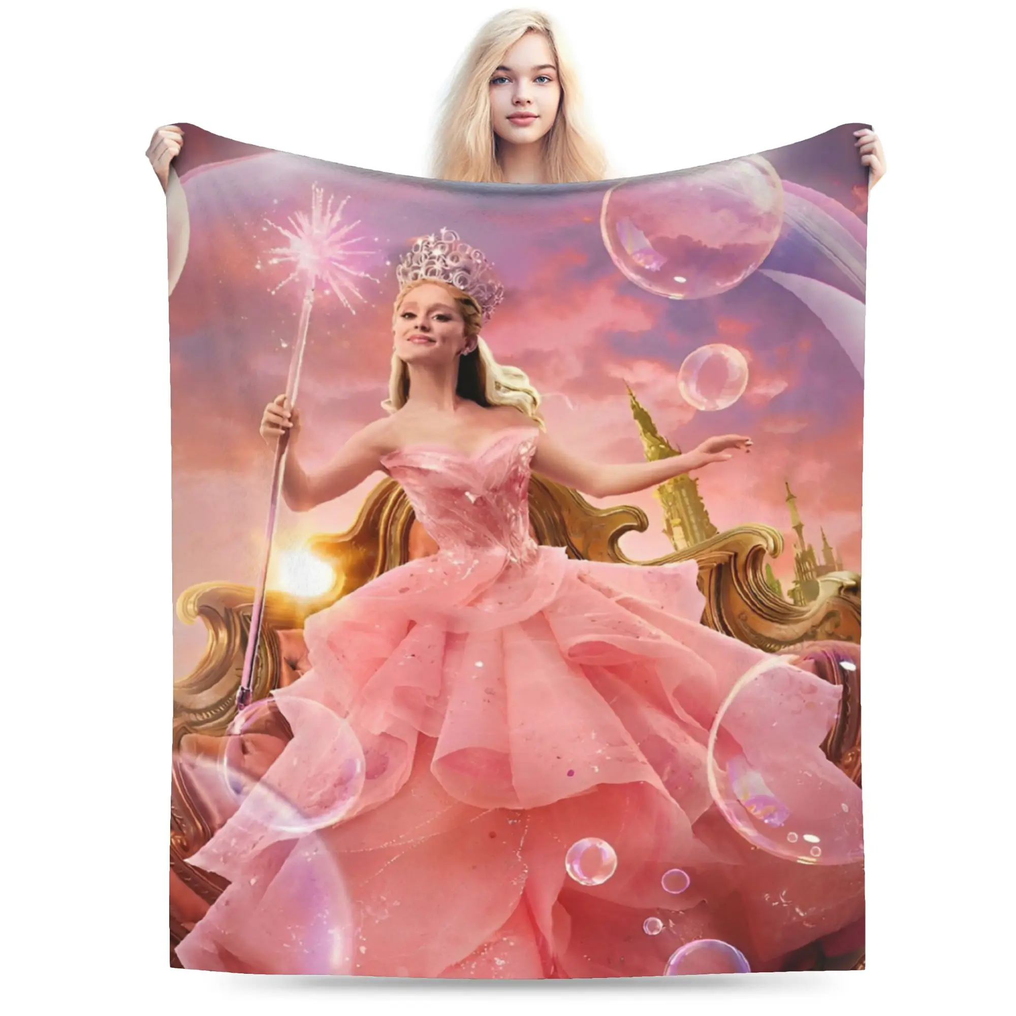W-Wicked Film Blanket Cover   Wool Throw Blankets Bed Sofa Portable Lightweight Bedsprea