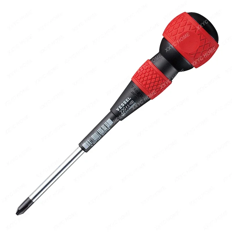 Vessel Ball Grip Screwdriver with Precision Black Point Tip No.220