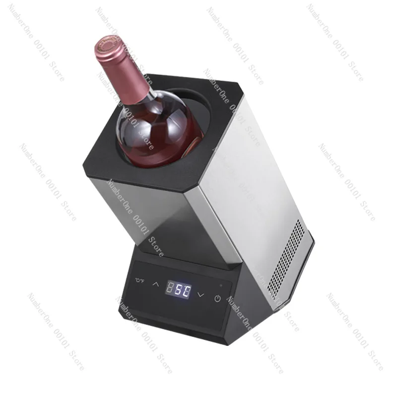 Adjustable Temperature Stainless Steel Electric Wine Cooler Red Wine Cooling Aerator For Household Use