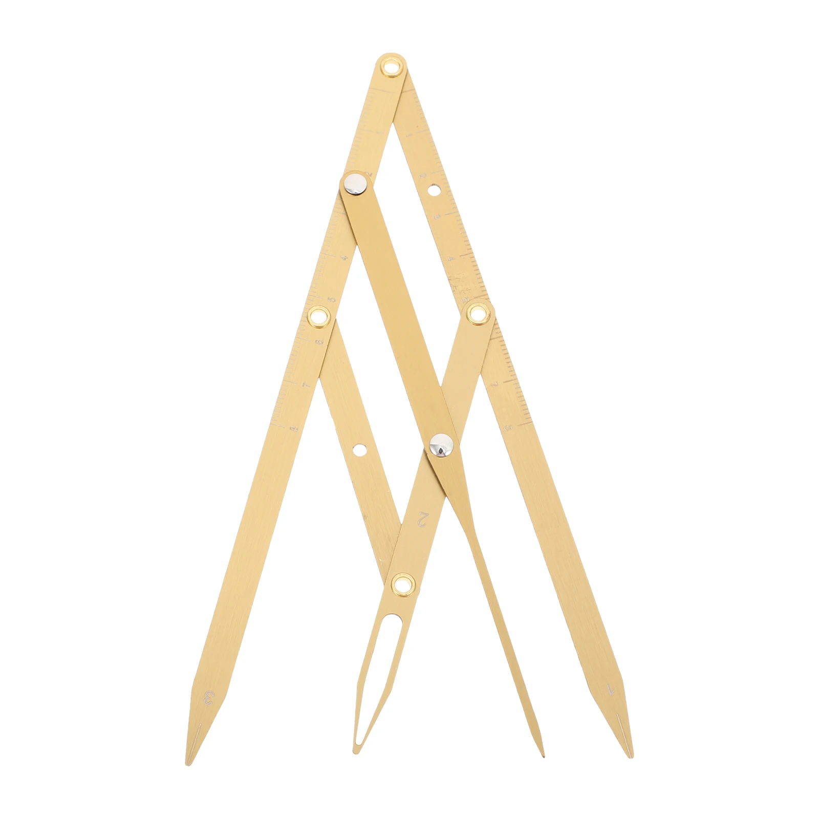 Eyebrow Measuring Ruler Stencil Stainless Steel Positioning Mold Golden Ratio Stencils