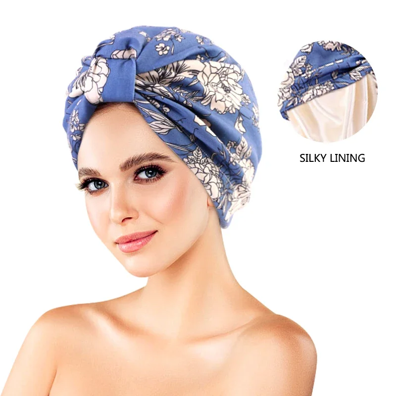 Women Chemo Cap Cancer Hat Muslim Hair Loss Scarf Hijab Head Wrap Cover Floral Headscarf Headwear Bonnet Beanies Turbante Mujer