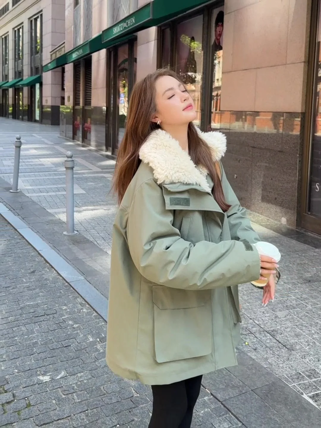 

Cotton Thick Lamb Wool Coat Woman 2025 New Winter Padded Jacket Fashion Loose Student Thicken Warm Jacket Female Clothing