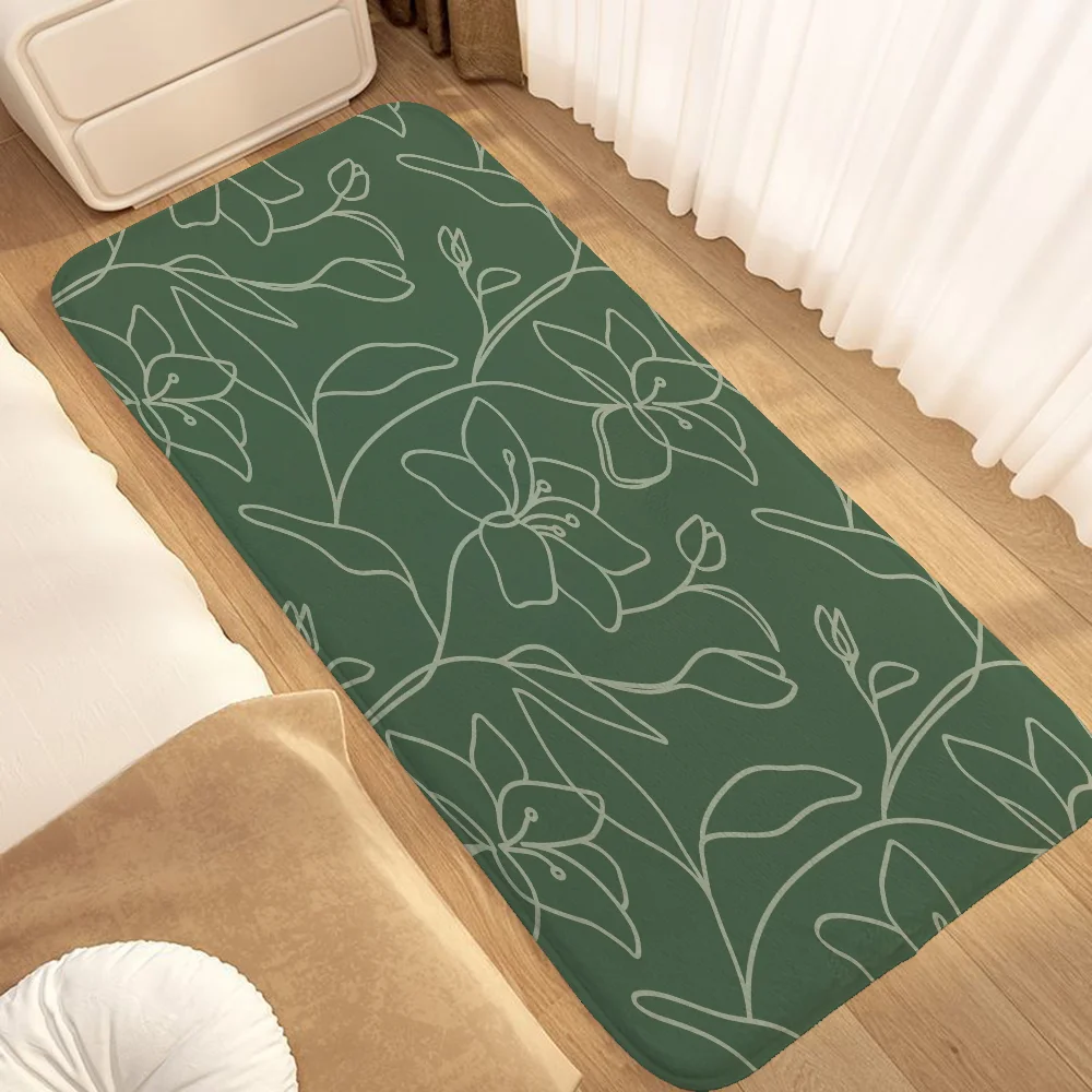 Floral Minimalist Things for the Room Rug Customized House Entrance Mat Welcome Offers Luxury Carpet Floor Mats Custom Carpets