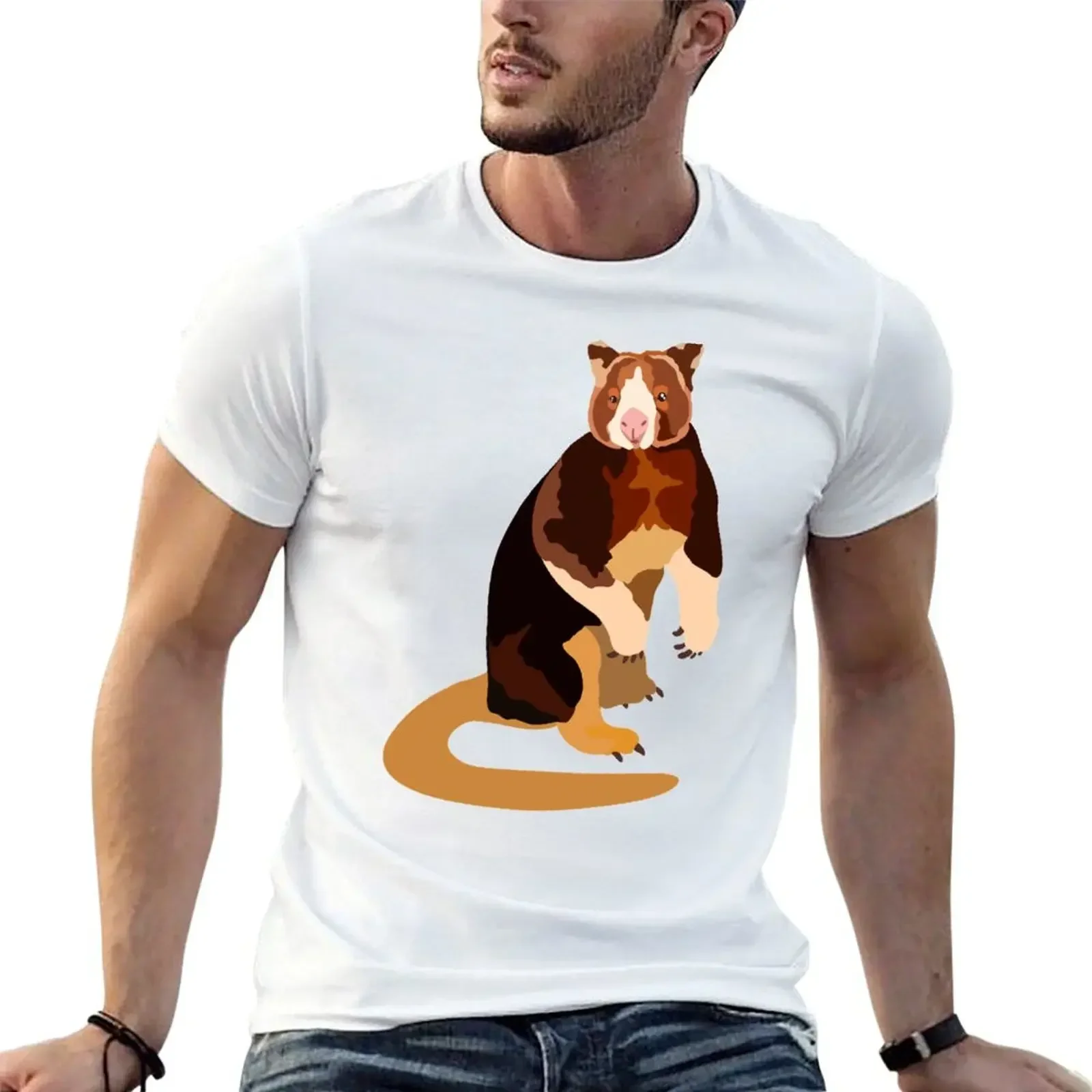 

H is for Huon Tree Kangaroo T-Shirt boys whites designer shirts quick-drying oversizeds t shirts for men graphic