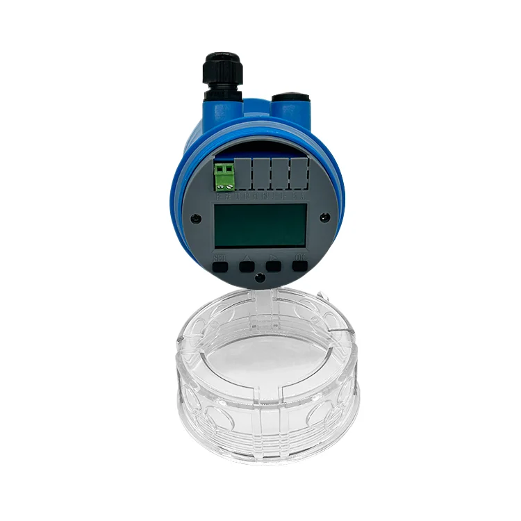 2026 Waterproof 4-20mA Underground Ultrasonic Tank Level Sensor 0.5% Accuracy Plastic Smart Non-Contact Transmitter with Tuya Ap