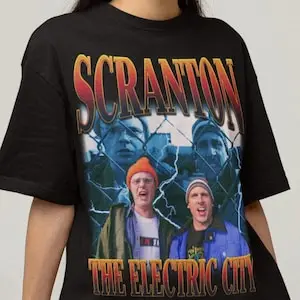 

Футболка Scranton The Electric City The Office, тюремный Майк, футболка Electric City, офисная рубашка для фанатов