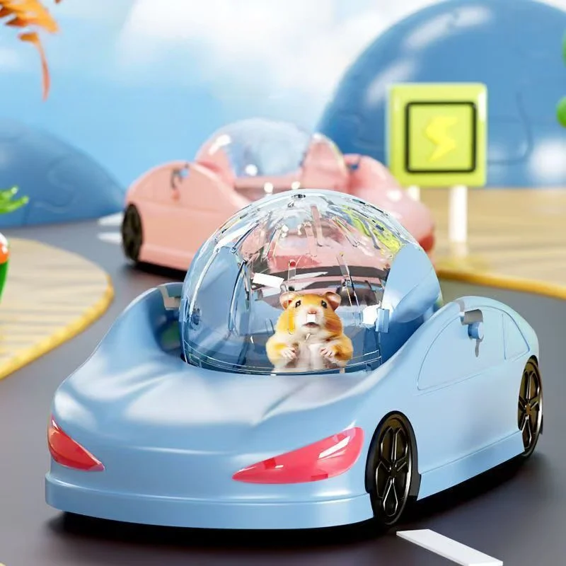 

Plastics Hamster Rolling Ball Small Pet Running Wheel Exercise Car for Small Animal Sports Running Toy