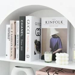 Modern Ins Style Nordic Simulation Fashion Book Fake Book Home Decoration Accessories Prop Books Simple Coffee House Decor