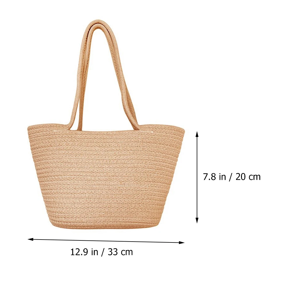 

Straw H Basket Medium Adjustable Bottom Rope for Gifts Flower Storage Home Outdoor Portable EcoFriendly Thick Material H woven
