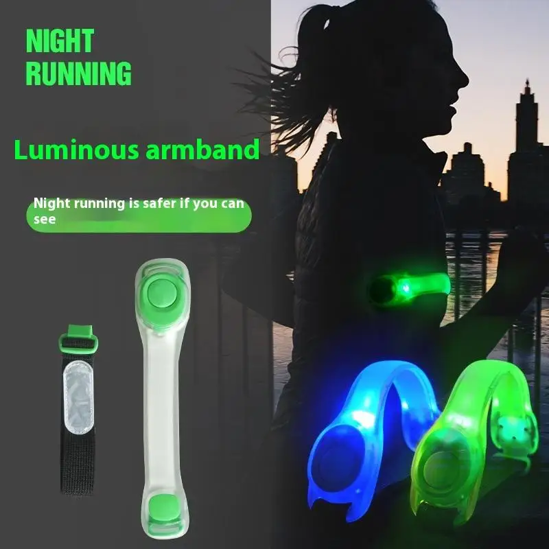 LED Wristband Cycling Safety Armband Light Bracelet Reflective LED Light Bracelets Wrist Running Armband Light Bands