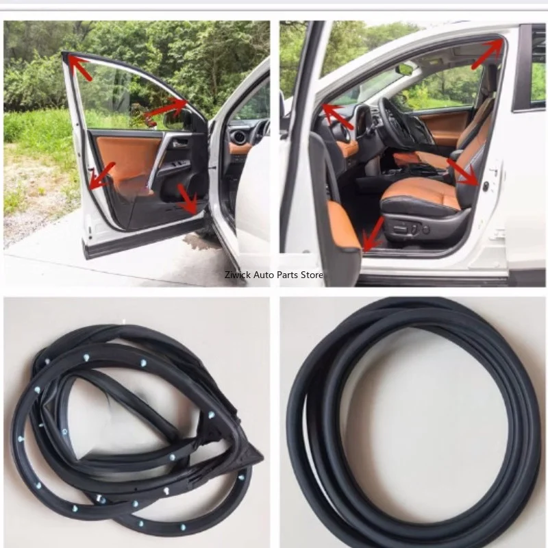 for 09-18 Toyota RAV4 Door Sealing Strip Rongfang Door Frame Sealing Strip Whole Car Rubber Strip Waterproof, Original Factory