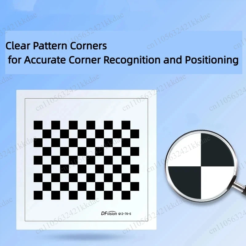 Film Checkerboard Calibration Plate Diffuse Reflection Opaque Machine Vision Calibration Film Camera Distortion Test