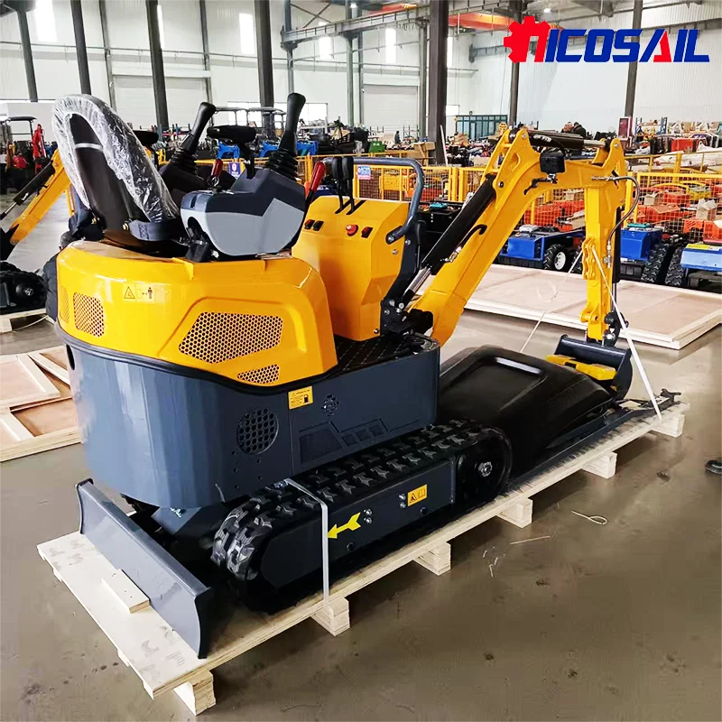 

Wholesale Compact Excavator 1.2 Ton Factory Price Mini Digger With Thumb Bucket Cheap Hydraulic Crawler Micro Digger